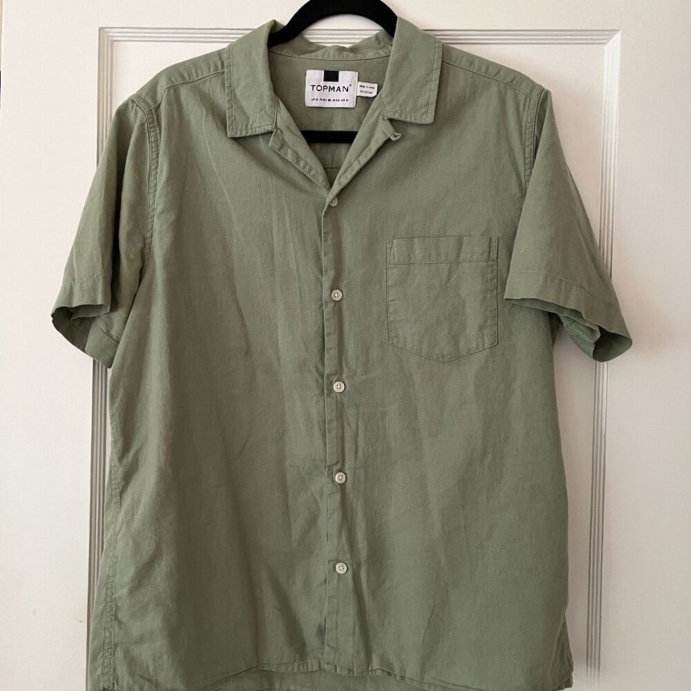 Topman Short Sleeve Button Up